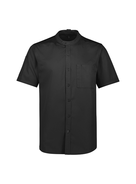 Salsa Short Sleeve Chef Shirt - Men/Unisex - Black
