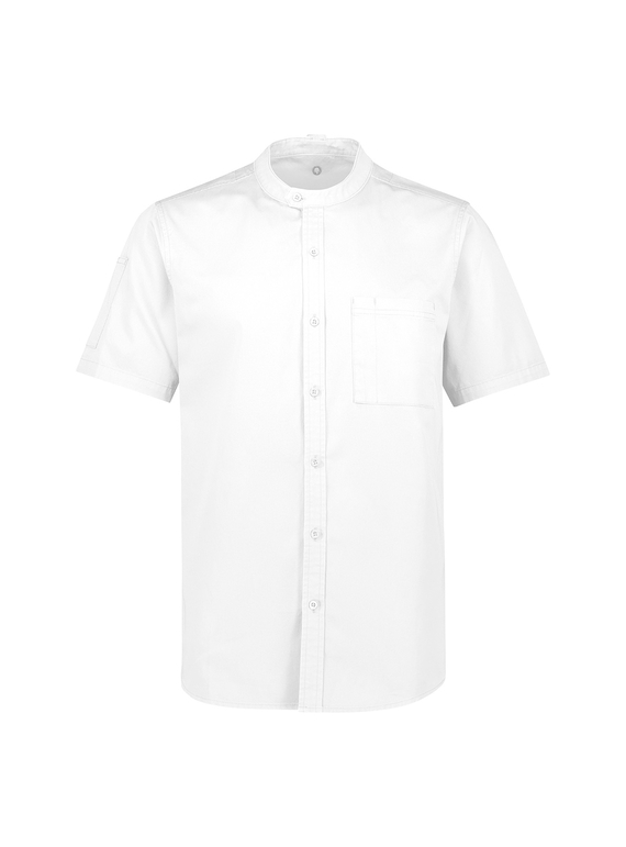 Salsa Short Sleeve Chef Shirt - Men/Unisex - White