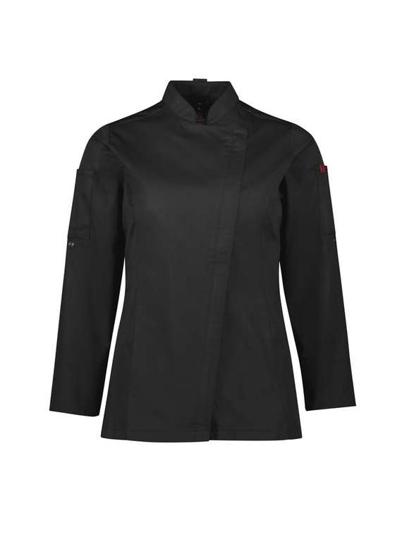 Alfresco Recycled Polyester Long Sleeve Chef Jacket - Women