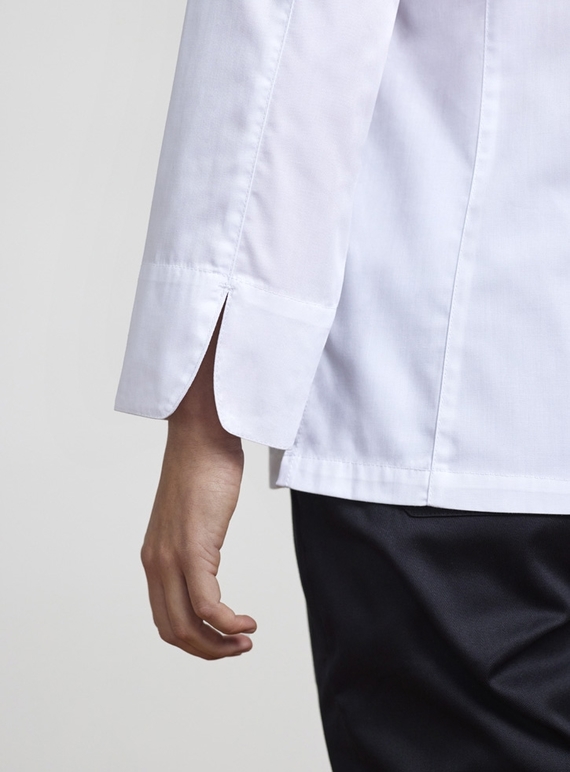 Alfresco Recycled Polyester Long Sleeve Chef Jacket - Women