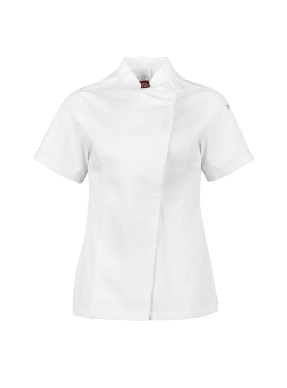 Alfresco Recycled Polyester Short Sleeve Chef Jacket - Women