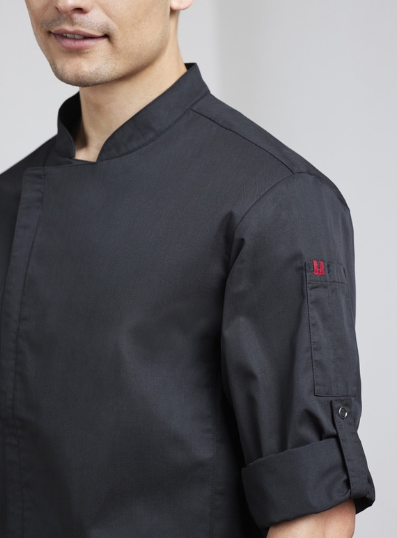 Alfresco Recycled Polyester Long Sleeve Chef Jacket - Men