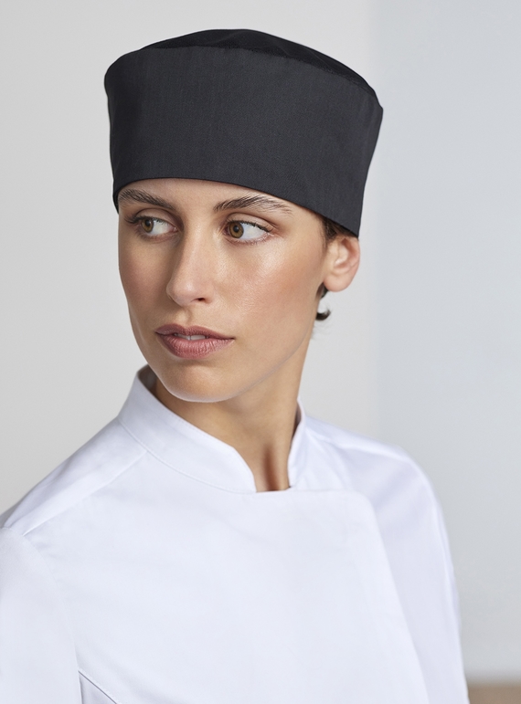 Mesh Flat Top Chef Hat - Recycled Polyester/Cotton