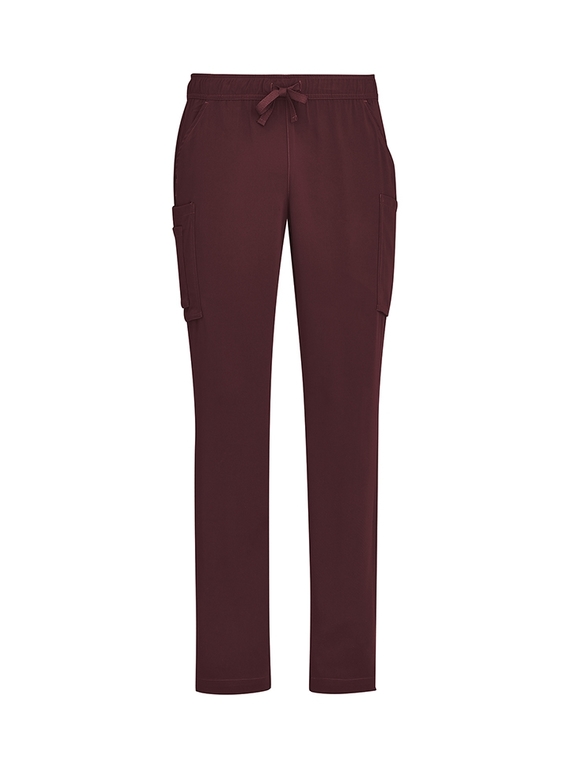 Avery Straight Leg 5 Pocket Scrub Pant - Men - Burgundy