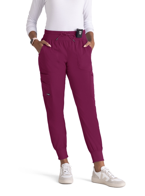 Grey's Anatomy Carly Jogger Scrub Pant - Women - 65 Wine