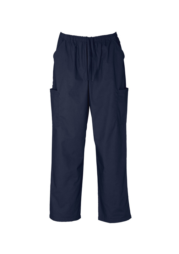 Elastic Waist Cargo Pant - Unisex - Navy