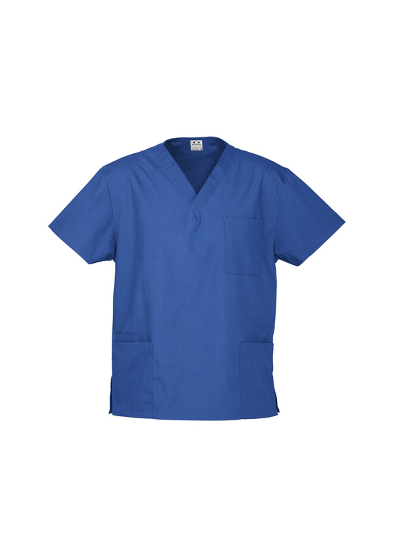 Classic Polycotton Scrubs Top - Unisex - Royal