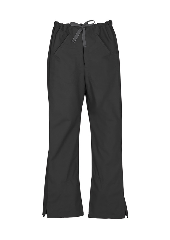 Bootleg Scrub Pants - Women - Black
