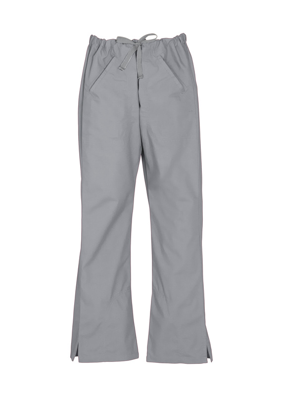 Bootleg Scrub Pants - Women - Pewter