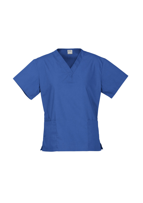 Classic Poly/cotton Scrubs Top - Women - Royal