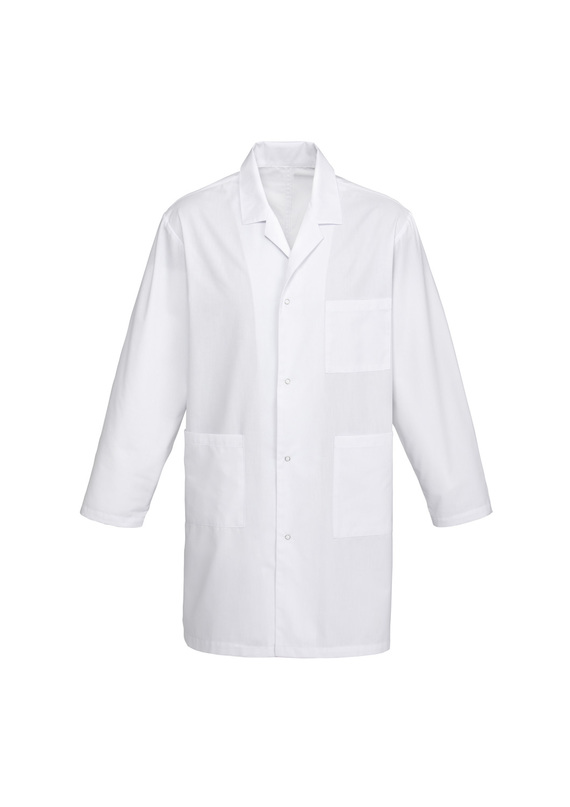 Medical Lightweight Polycotton Labcoat - White
