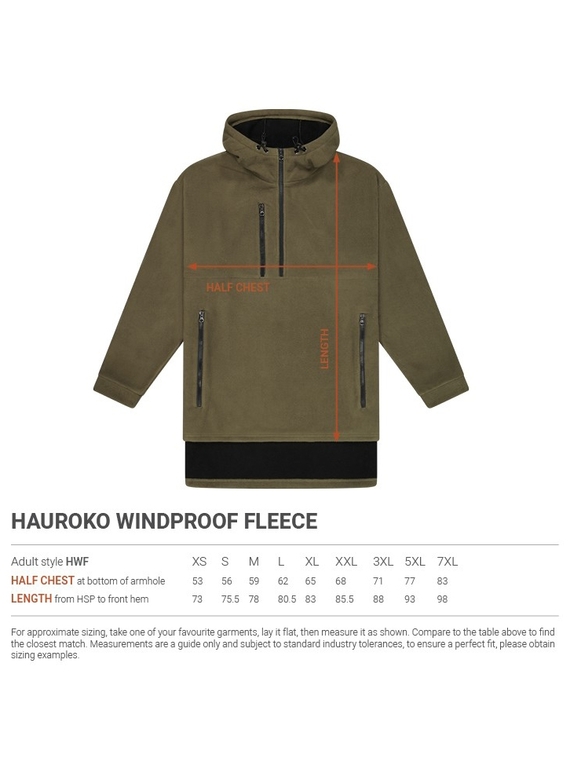 Hauroko Windproof Fleece - Unisex