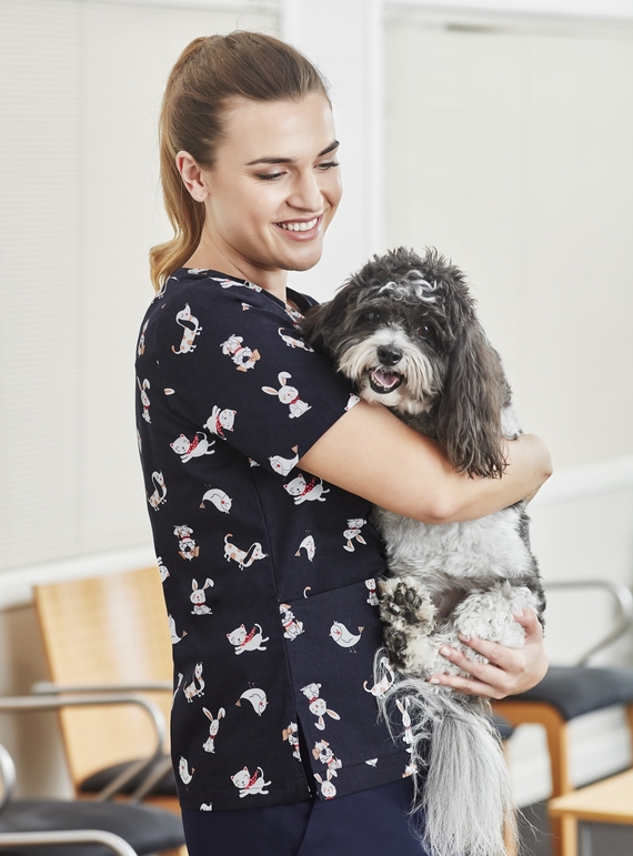 Best Friends Scrub Top - Women