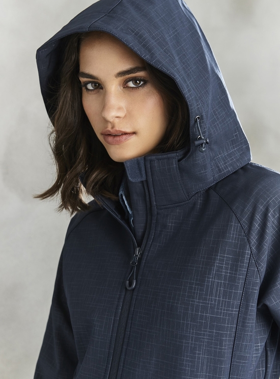 Geo Jacket - Women - Hood detail