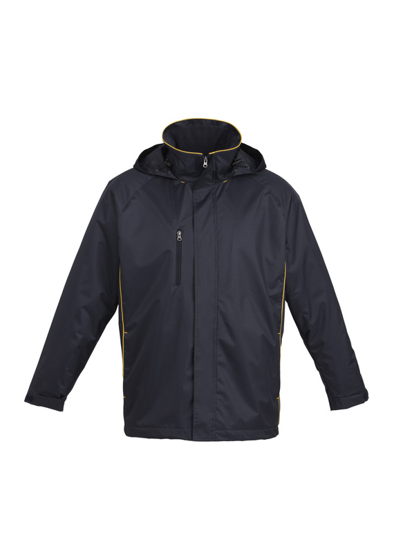 Core Fleece Lined Showerproof Jacket - Navy/Gold