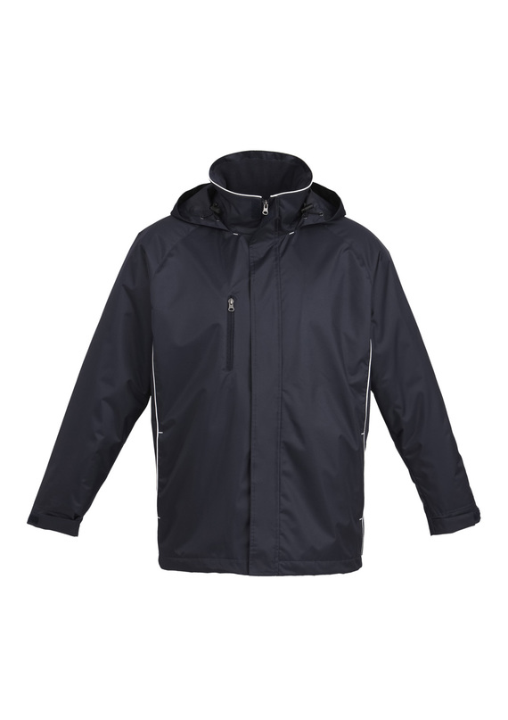 Core Fleece Lined Showerproof Jacket - Navy/White