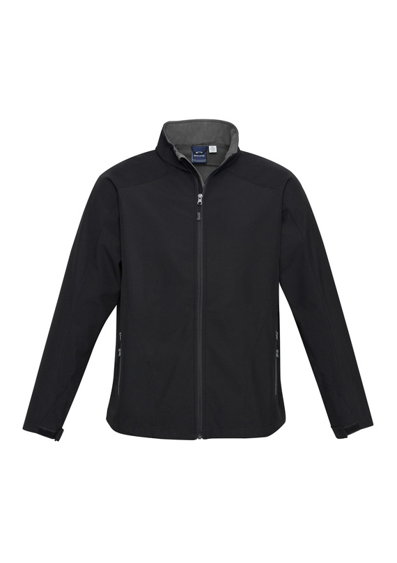 Geneva BIZ TECH Soft Shell Jacket - Men - Black/Graphite