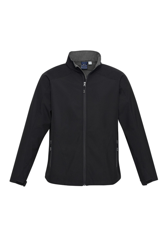 Geneva Soft Shell Jacket - Youth - Black/Graphite