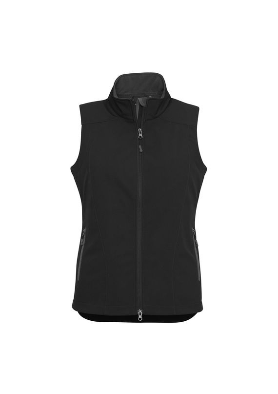 Geneva BIZ TECH Soft Shell Vest - Women - Black/Graphite