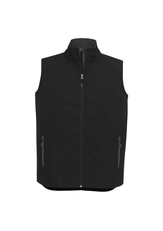 Geneva BIZ-TECH Soft Shell Vest - Men - Black/Graphite