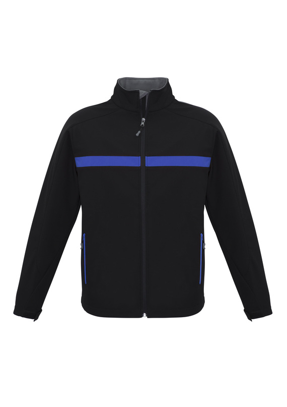 Charger BIZ TECH Soft Shell Jacket - Unisex - Black/Royal/Grey