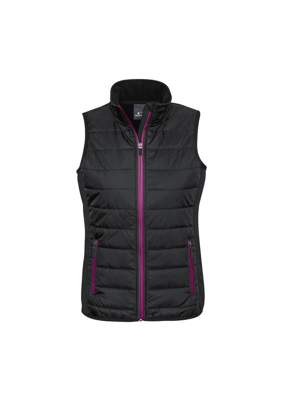 Stealth Quilted Vest - Women - Black/Magenta