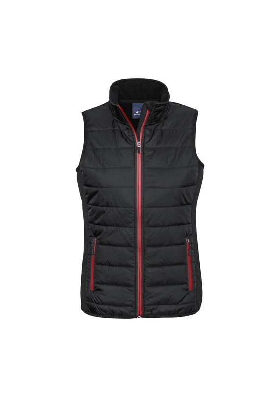 Stealth Quilted Vest - Women - Black/Red