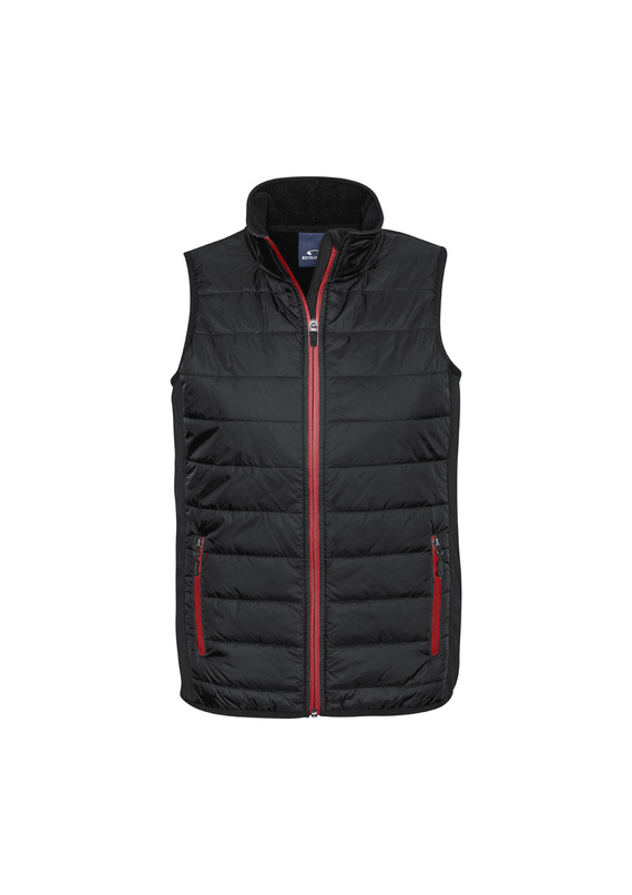 Stealth Quilted Vest - Men - Black/Red