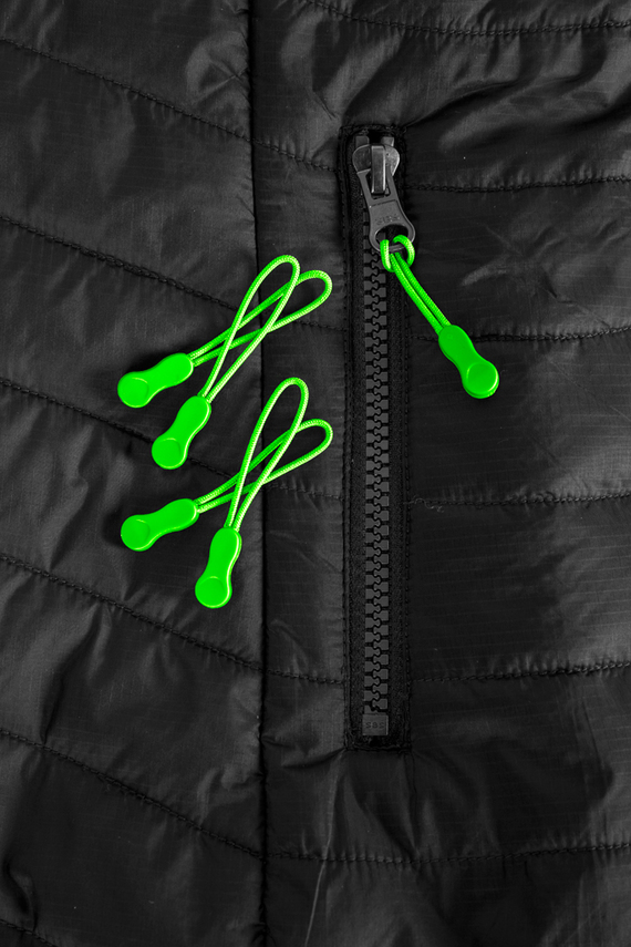 Zippies - Customise Your Jacket to Accent Your Logo - Fluoro Lime