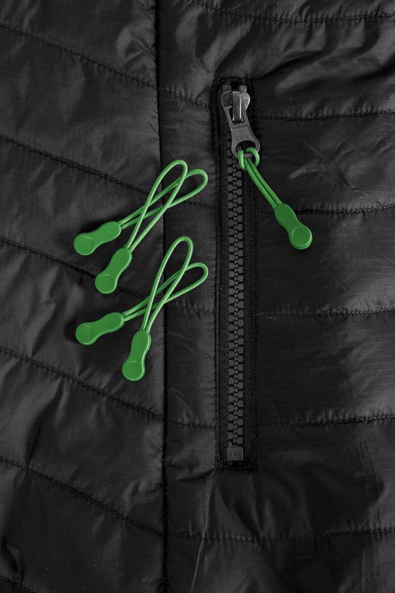 Zippies - Customise Your Jacket to Accent Your Logo - Green