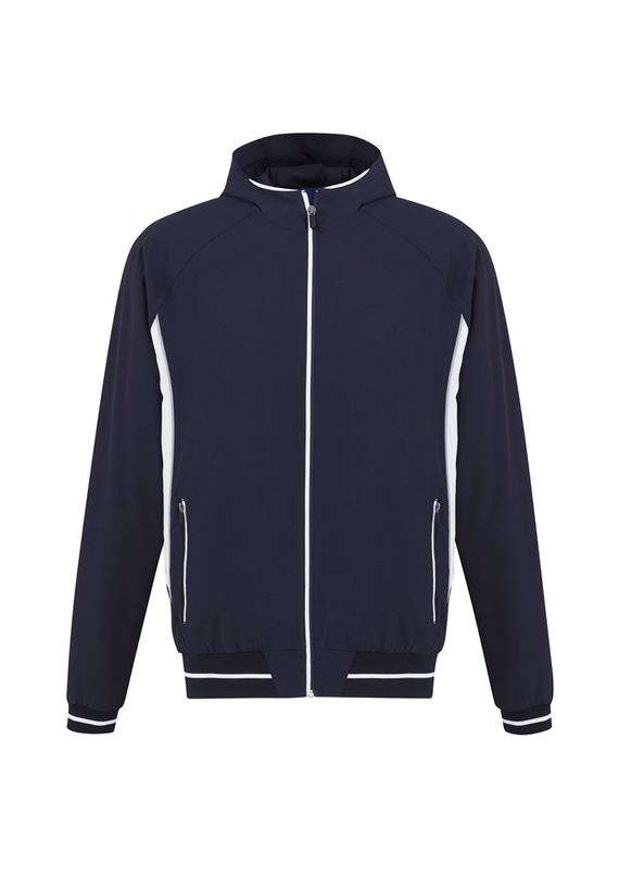 Titan Team Jacket Hooded - Youth - Navy/White