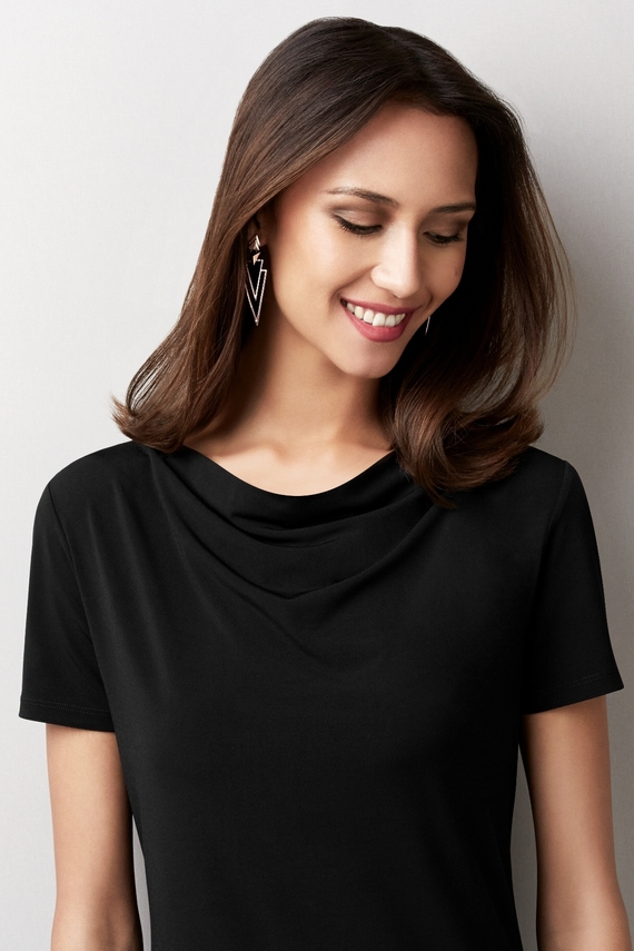Ava Drape Knit Top - Women