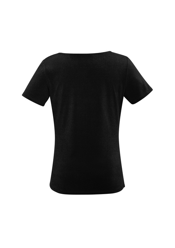 Ava Drape Knit Top - Women - Back View