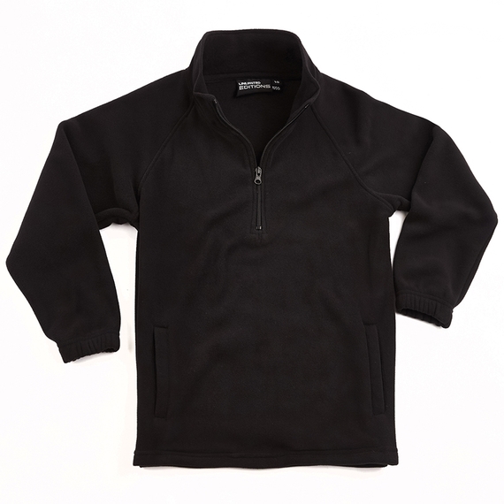 Core Microfleece 1/2 Zip Pullover - Youth - Black