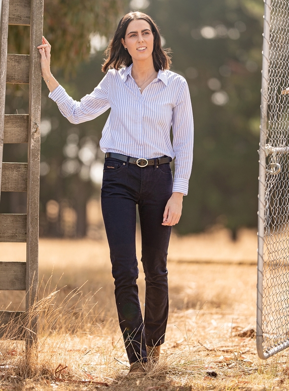 Stretch Moleskin Work Jeans - Women