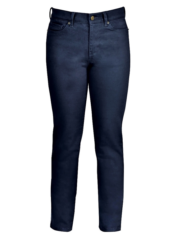 Stretch Moleskin Work Jeans - Women - Navy
