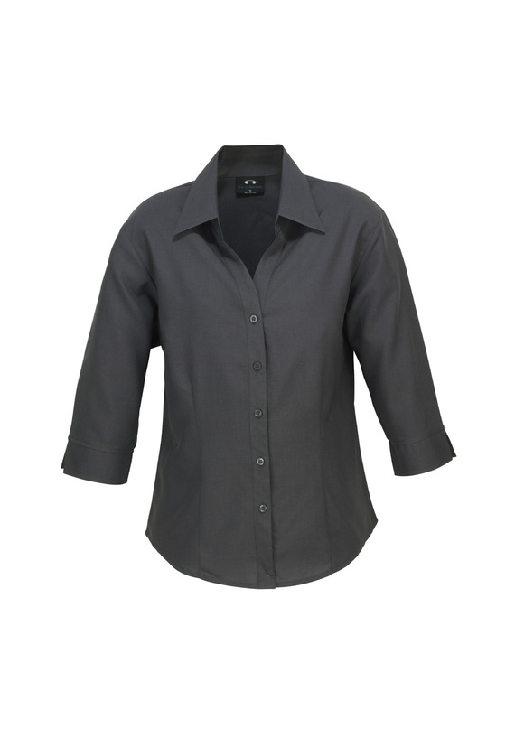 Oasis 3/4 Sleeve Shirt - Women - Charcoal