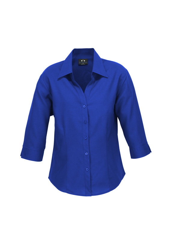 Oasis 3/4 Sleeve Shirt - Women - Electric Blue