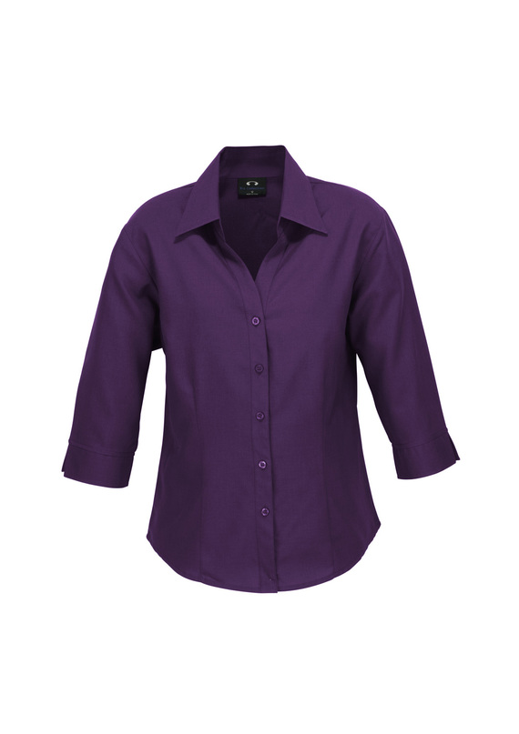 Oasis 3/4 Sleeve Shirt - Women - Grape