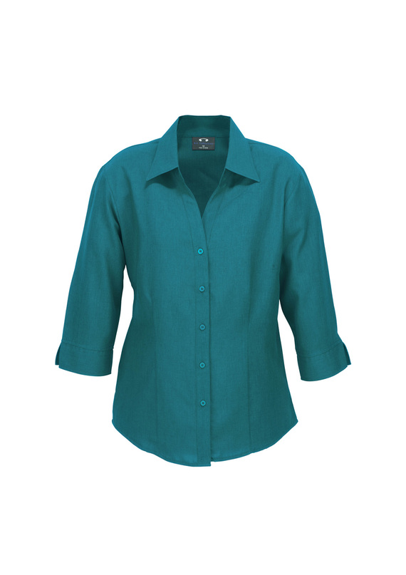 Oasis 3/4 Sleeve Shirt - Women - Teal