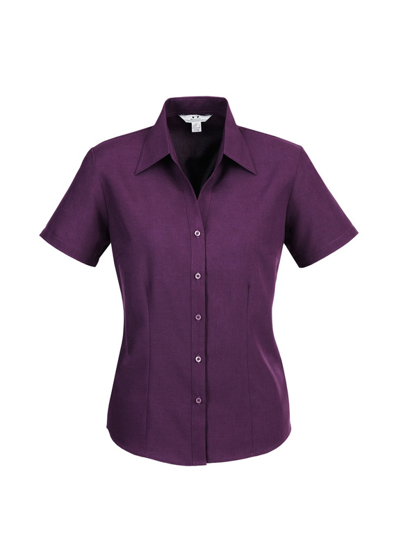 Oasis Short Sleeve Shirt - Women - Grape