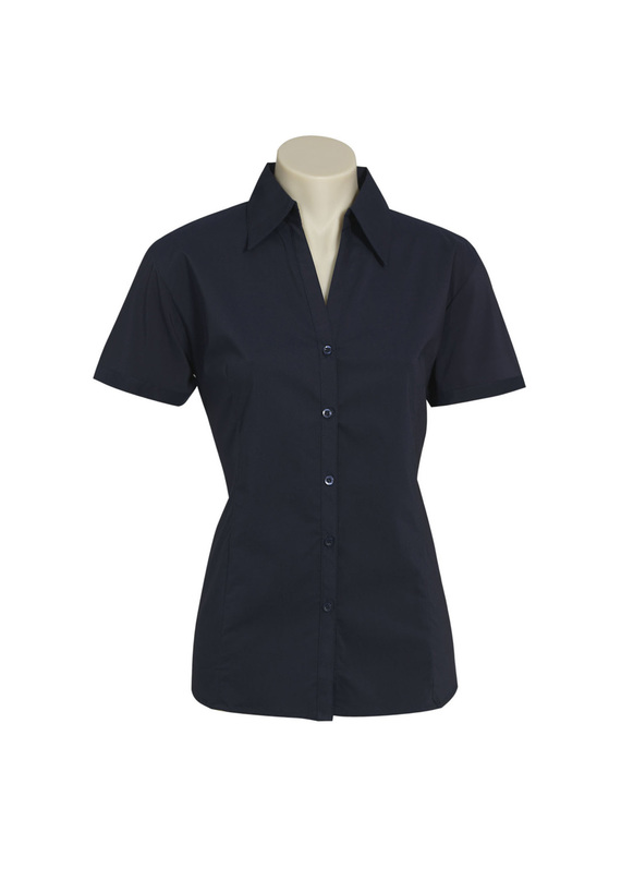 Metro Short Sleeve Shirt - Women - Navy