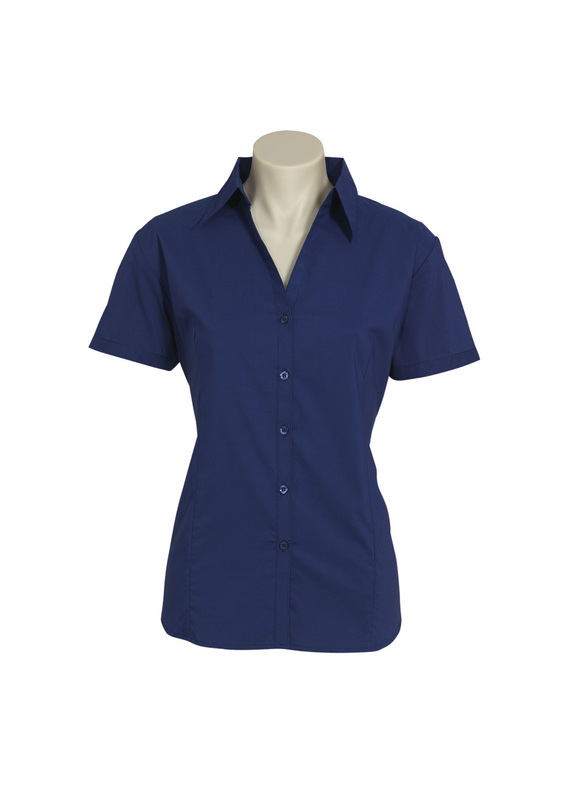 Metro Short Sleeve Shirt - Women - Royal