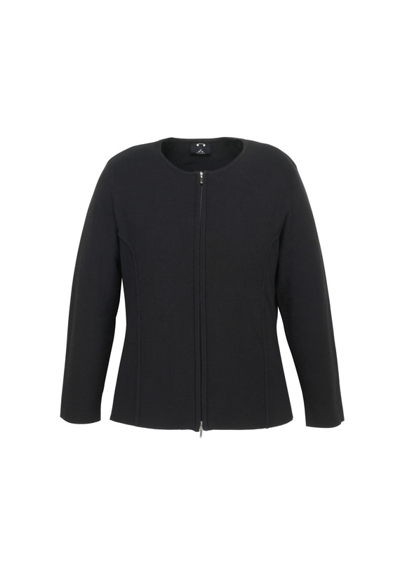 2 Way Zip Cardigan - Women - Black