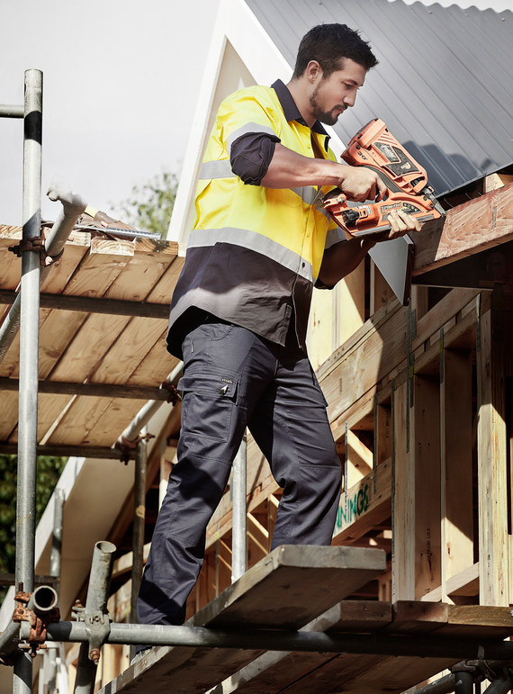 Lightweight Drill Cargo Work Pants - Men