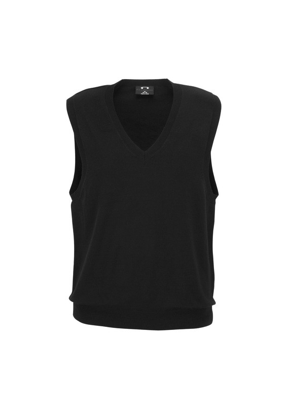 V Neck Viscose/Nylon Vest - Women - Black