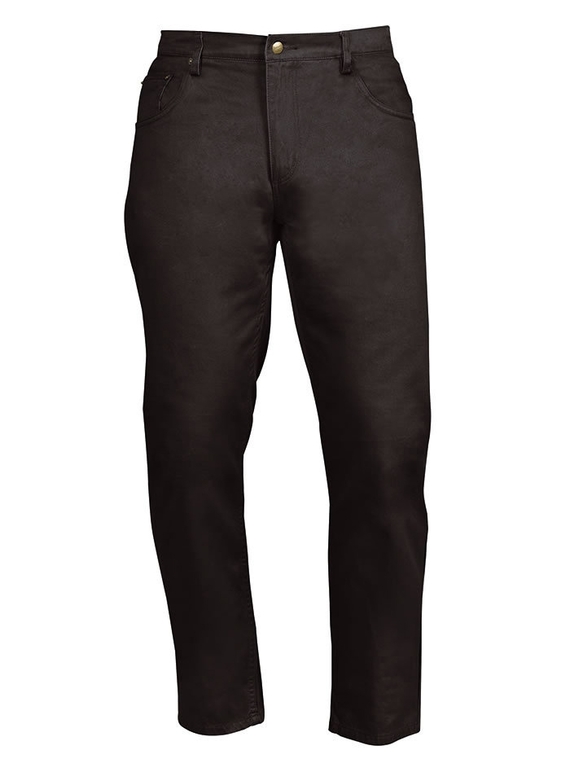 Lightweight Moleskin Work Jeans - Men - Black