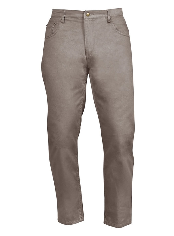Lightweight Moleskin Work Jeans - Men - Taupe