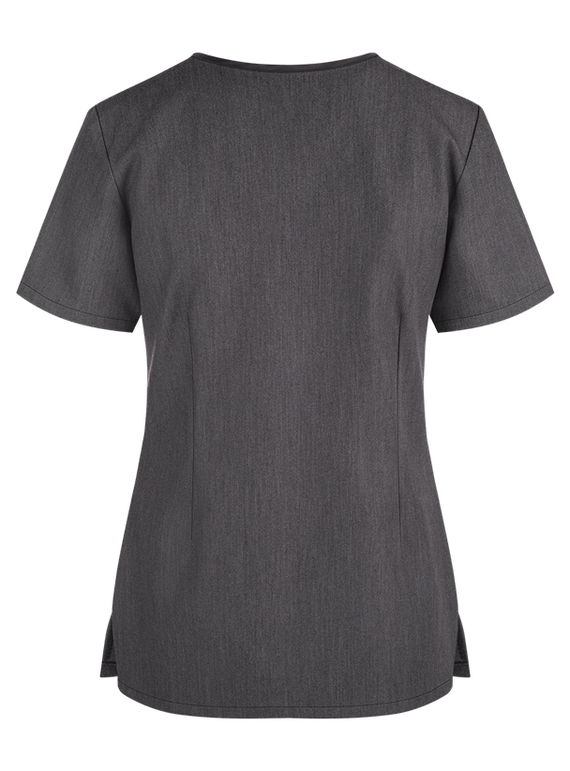 Matrix Pro Contrast Layered V-neck Scrub Top - Women - Back