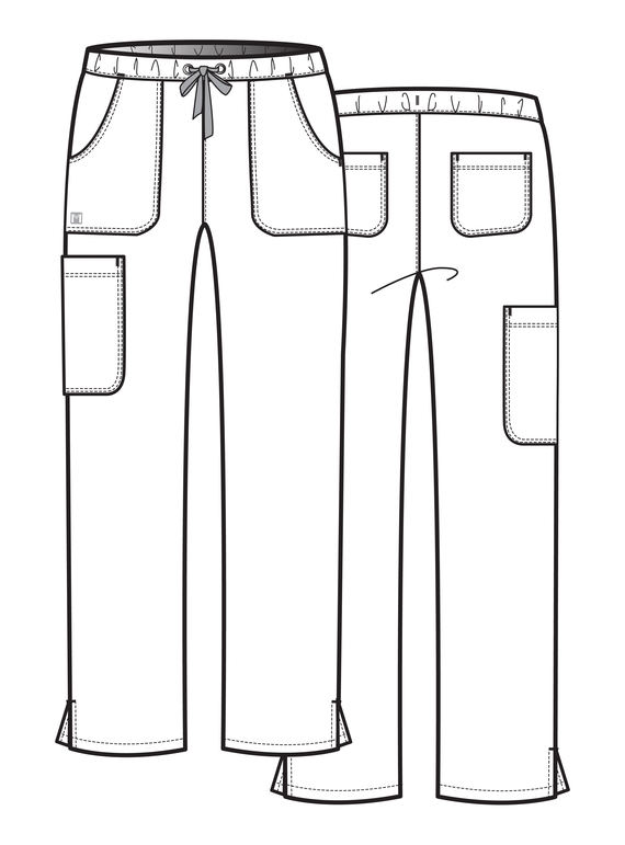 Matrix Full Waist Cargo Scrub Pant - Women